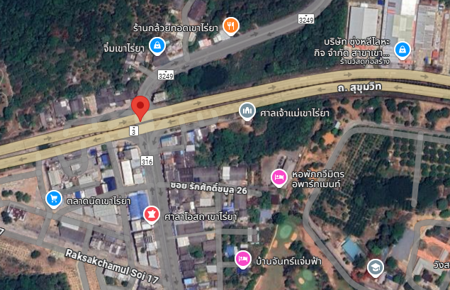จุดจอดแยกเขาไร่ย่า (บีเอชระยอง) จันทบุรี, ไทย